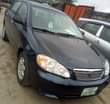A picture of Toyota corolla 2006 Model Colour blue Condition Nigerian Used Complete