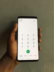 A picture of Good deal Original Samsung Galaxy s9 plus with some cracks