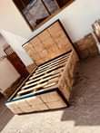 A picture of Bedsofa Nzuri sana Tano kwa sita Material ya velvet na