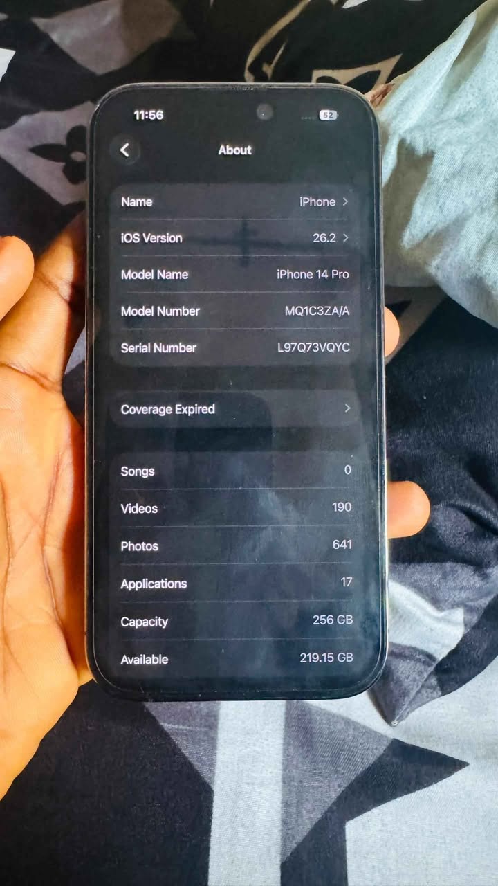 A picture of Iphone 14pro