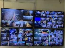 A picture of Cctv cameras installations and mentance