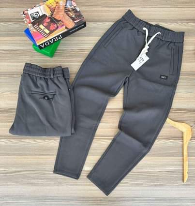 A picture of sweater pants available and we deliver at a cost