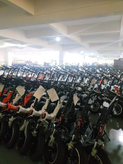 A picture of bikes