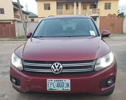 A picture of BARELY 2MONTH REGISTERED VOLKSWAGEN TIGUAN 2012 08037482104