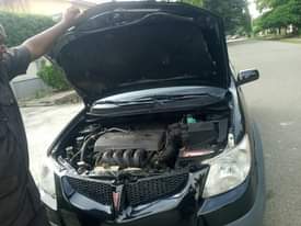 A picture of Distress 04 Pontiac vibe with everything untampered Gwarimpa 09092034314