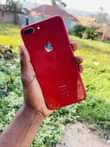 A picture of iPhone 8 plus 64gb at 360k has minor crack at