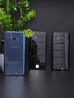 A picture of Samsung galaxy S8 plus
