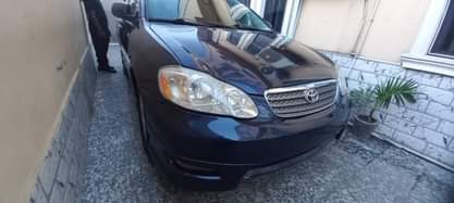A picture of 2007 model Toyota Corolla sports edition Pure first body Tokumbo