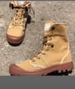 A picture of Timberland and Nike boots