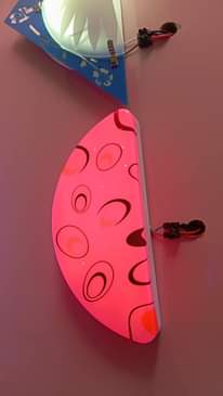A picture of Half moon led wall bracket