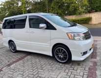A picture of Toyota Alphard With Sunroof Call whatsap 0787444507