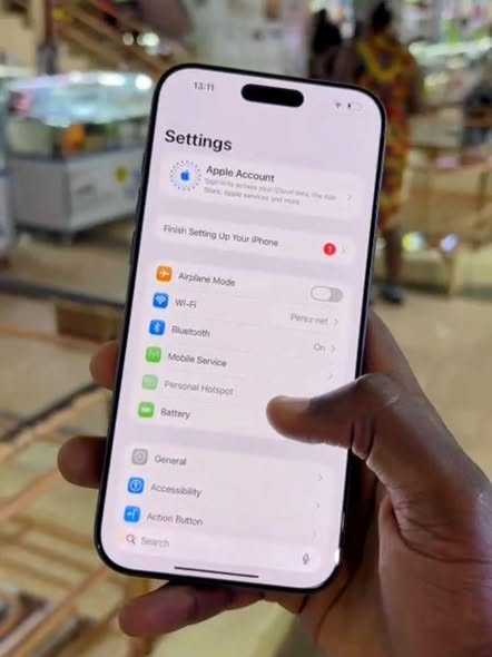 A picture of Iphone 17 pro max