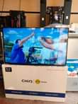 A picture of BRAND NEW 32 INCHES CHIQ FRAMELESS DIGITAL TV ON THE