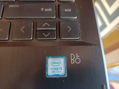 A picture of HP i5 Laptop
