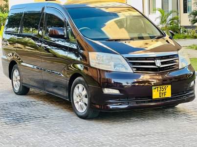 A picture of TOYOTA ALPHARD MWAKA 2007 ENGINE 2AZD CC2360 GARI MPYA FULL