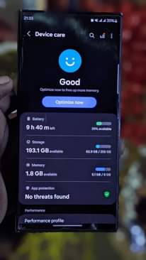 A picture of Samsung Galaxy S23 ULTRA imetumika mwezi mmoja tu Full box