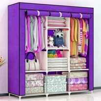 A picture of 3 colum metallic wardrobes