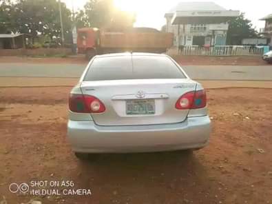A picture of Toyota Corolla 2006 4M Anyigba Kogi State Call WhatsApp 08039104139