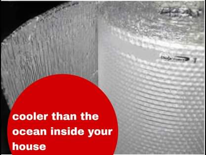 A picture of polynum insulation for heat in homes
