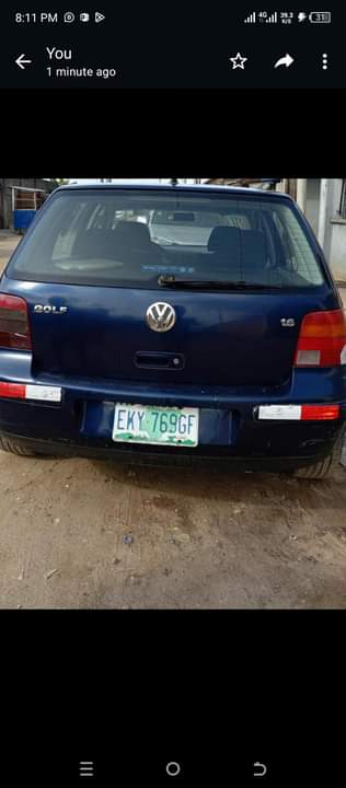 A picture of Brand Volkswagen golf year 2005 Tok standard manual transmission engine