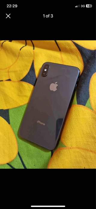A picture of iPhone X 64 gb no face