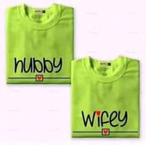 A picture of Valentines customized Tshirts