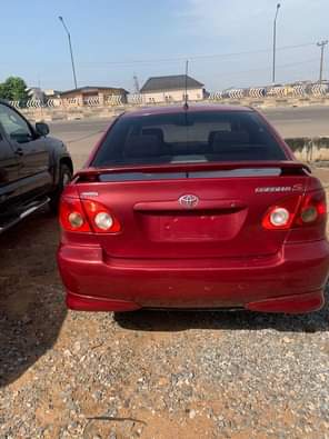 A picture of Naija used Toyota Corrola sport 2007 model purely first body