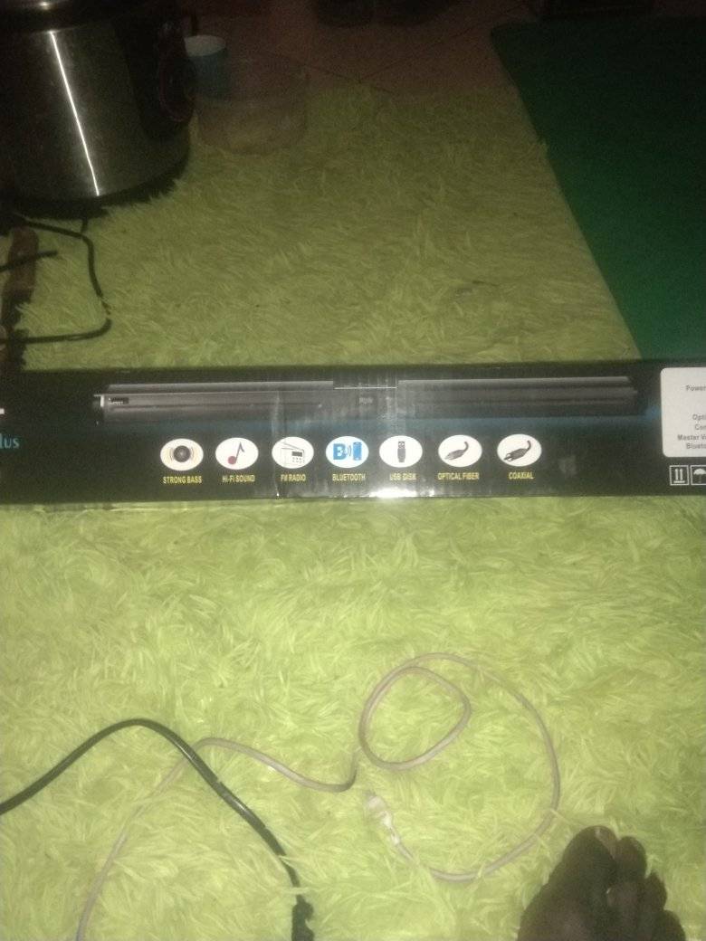 A picture of plus sound bar system