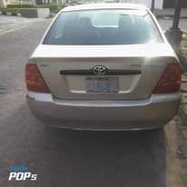 A picture of toyota corolla 2004 manual location