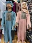 A picture of Kids Dubai zoom Material ABAYA