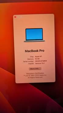A picture of MacBook pro touch bar