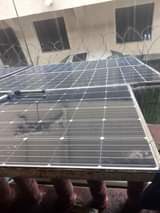 A picture of 300 watts solar panels 3pcs big ones