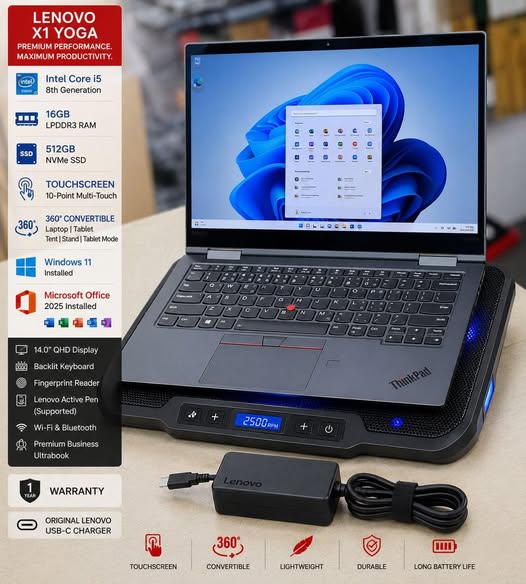 A picture of Premium Business Lenovo X1 Yoga i5 with 16gb Ram and