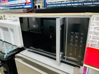 A picture of Hisense microwaves