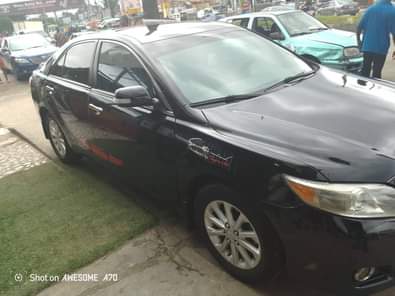 A picture of Belgium grade 2010 model Toyota Camry AKA spider witll sharp