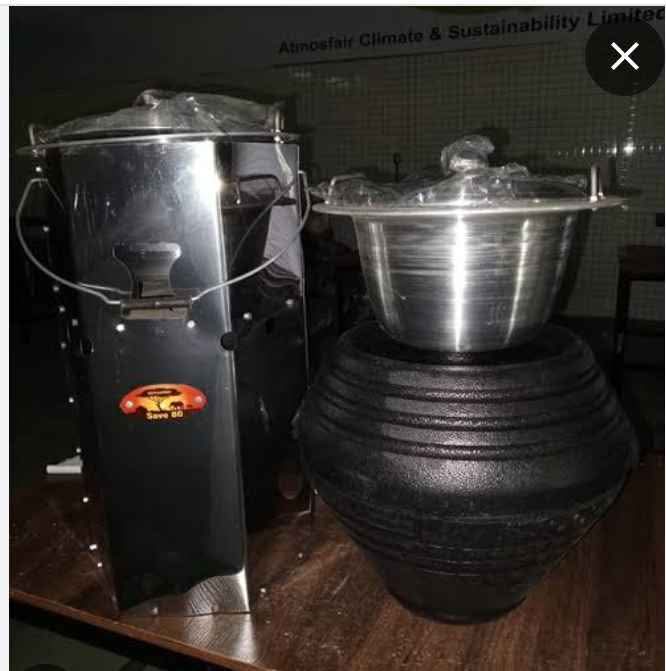 A picture of Save 80 cook stove wonder box on saucepan