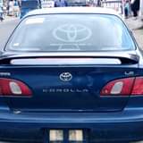 A picture of Belgium grades Toyota Corolla first body 2002 model sound engine