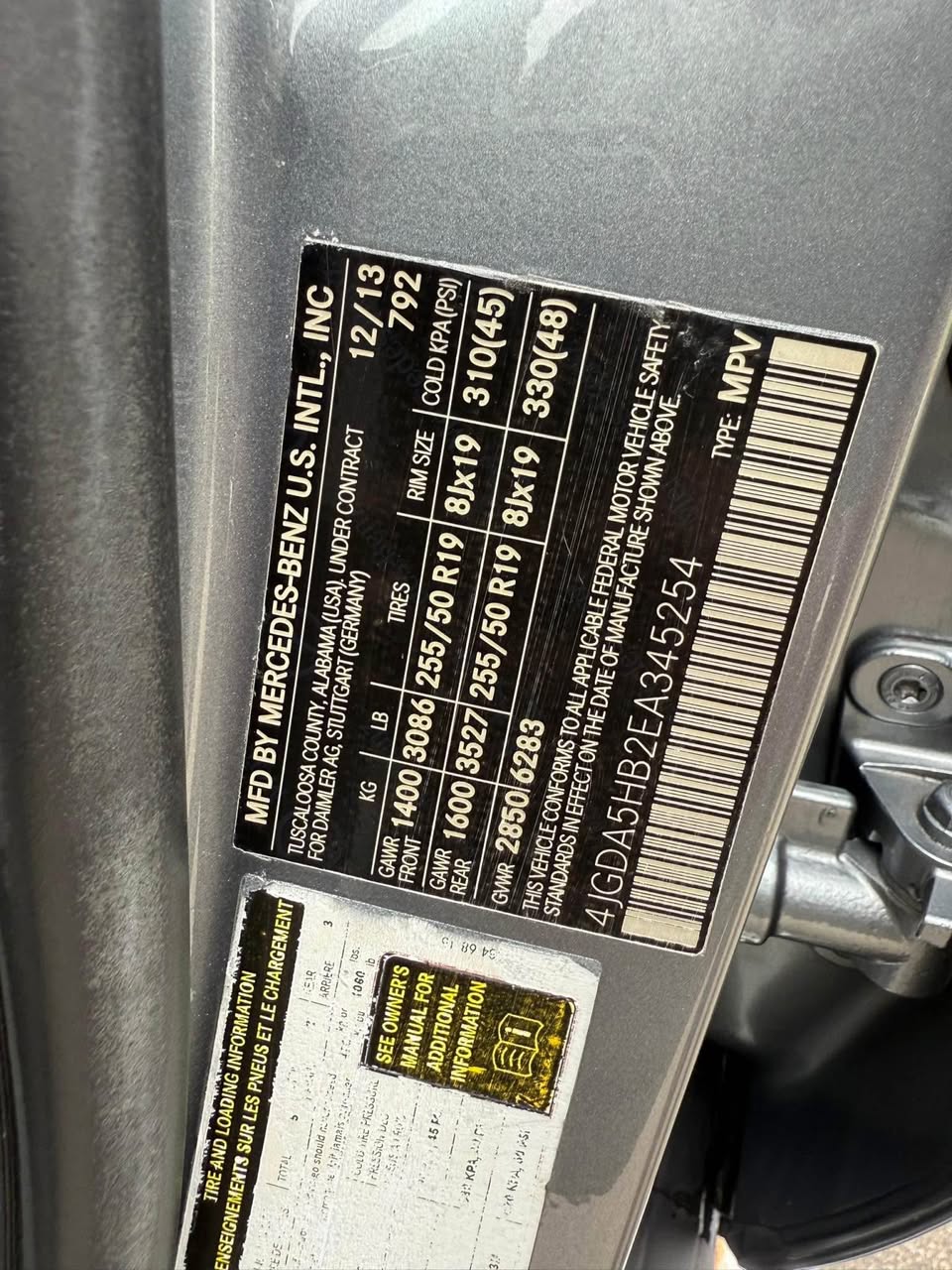 A picture of Mercedes ML350