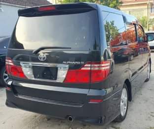 A picture of TOYOTA ALFARD KALI SNAA HAINA KIPENGELE BADO MPYA BEI 18