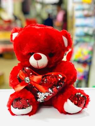 A picture of Valentine teddy bears