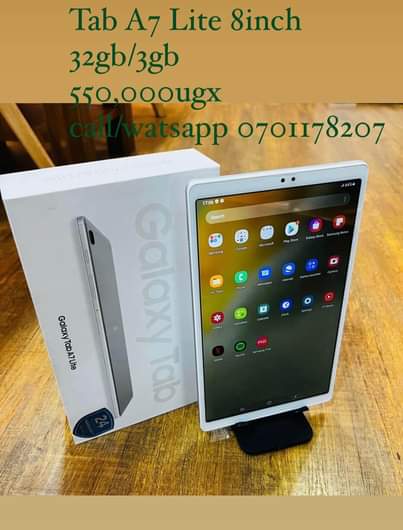 A picture of Samsung Tablets available