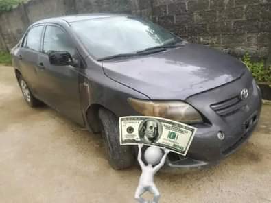 A picture of MANUAL GEAR Dealer market 2009 model Toyota Corolla Bought brand
