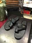 A picture of Men s sandal made of leather material