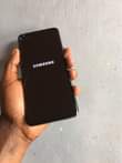 A picture of Good deal Original Samsung Galaxy s9 plus with some cracks