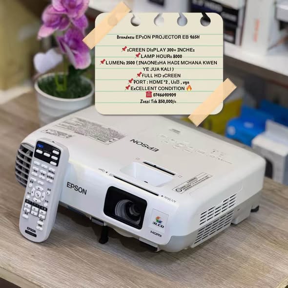 A picture of EPsON PROJECTOR EB 965H