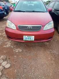 A picture of Toyota Corrola 2005 model 4 sale