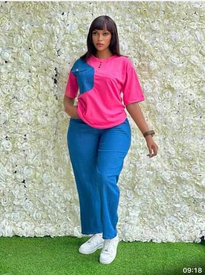 A picture of 2pc cargo jeans