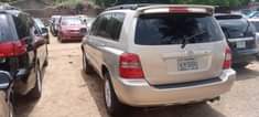 A picture of Neatly used Toyota highland 2005 Model With Duty Buy And