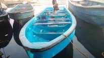 A picture of Fibre boat with 200hp engine