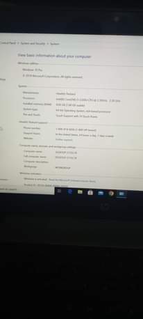 A picture of Hp i5 elitebook G2 840 touch screen 5th gen at